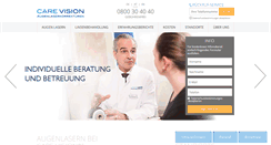 Desktop Screenshot of care-vision.at