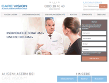 Tablet Screenshot of care-vision.at